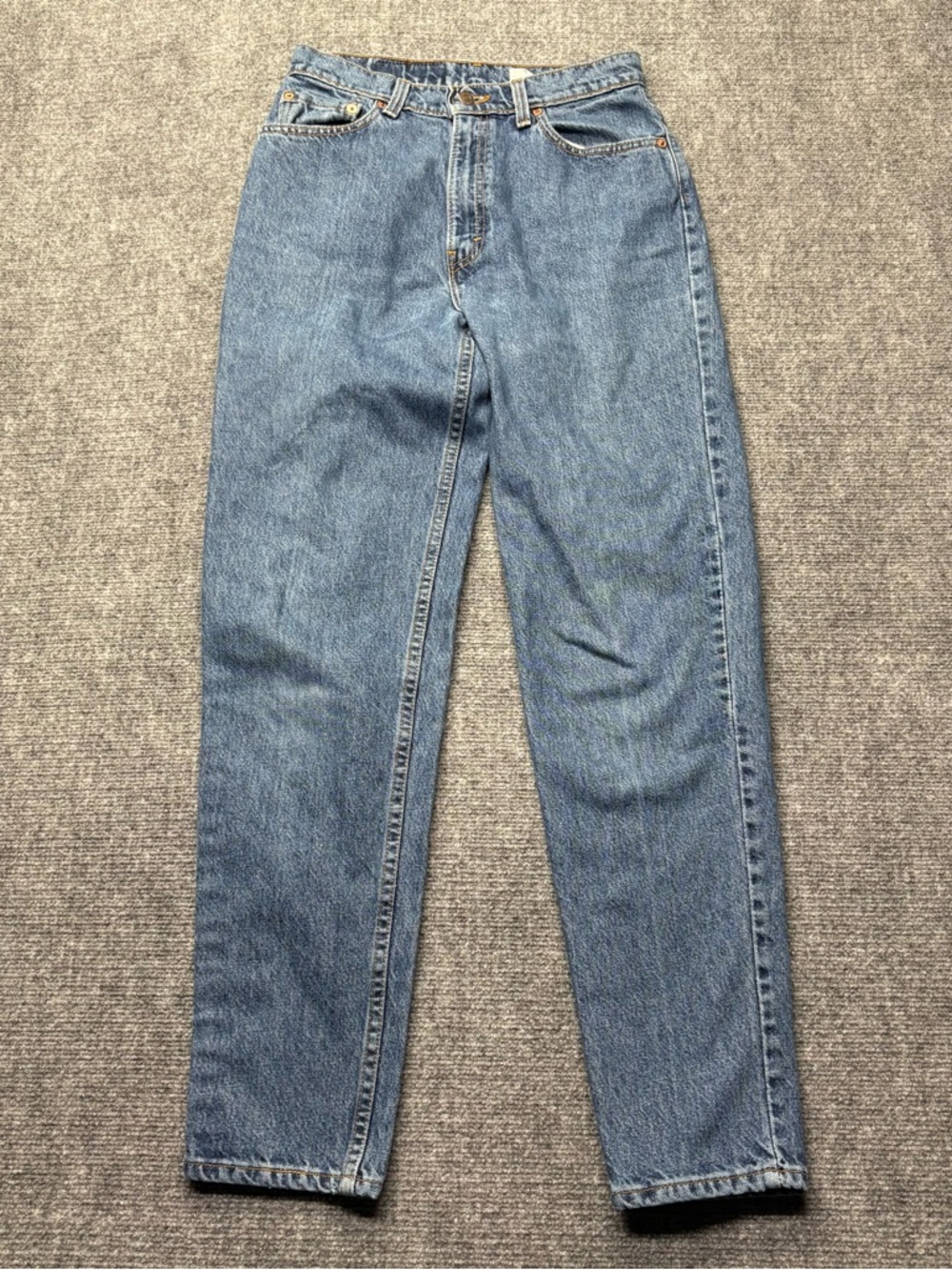 VTG Levis Jeans Womens 10 (27x31) Blue 521 Tapered Fit Tapered Leg USA Made 90s